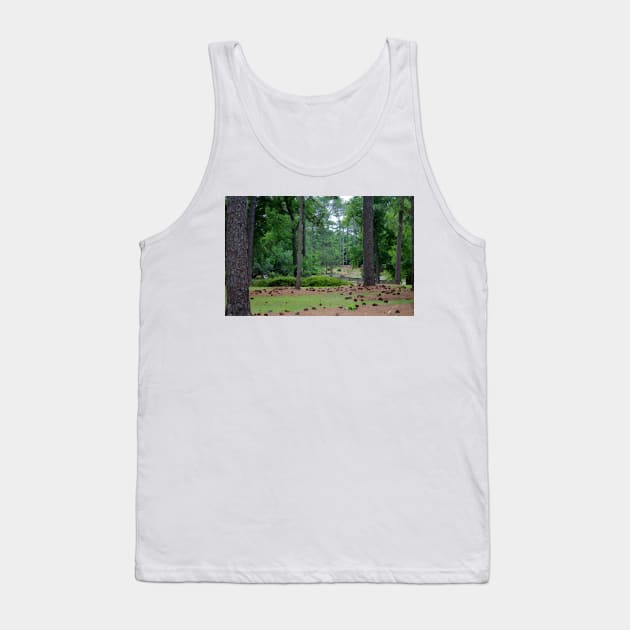 Trees And Pine Cones Tank Top by Cynthia48